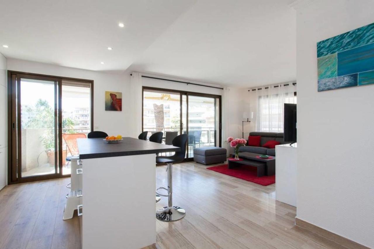 3-Room Apartment With Terrace In Palm Beach Cannes Eksteriør billede