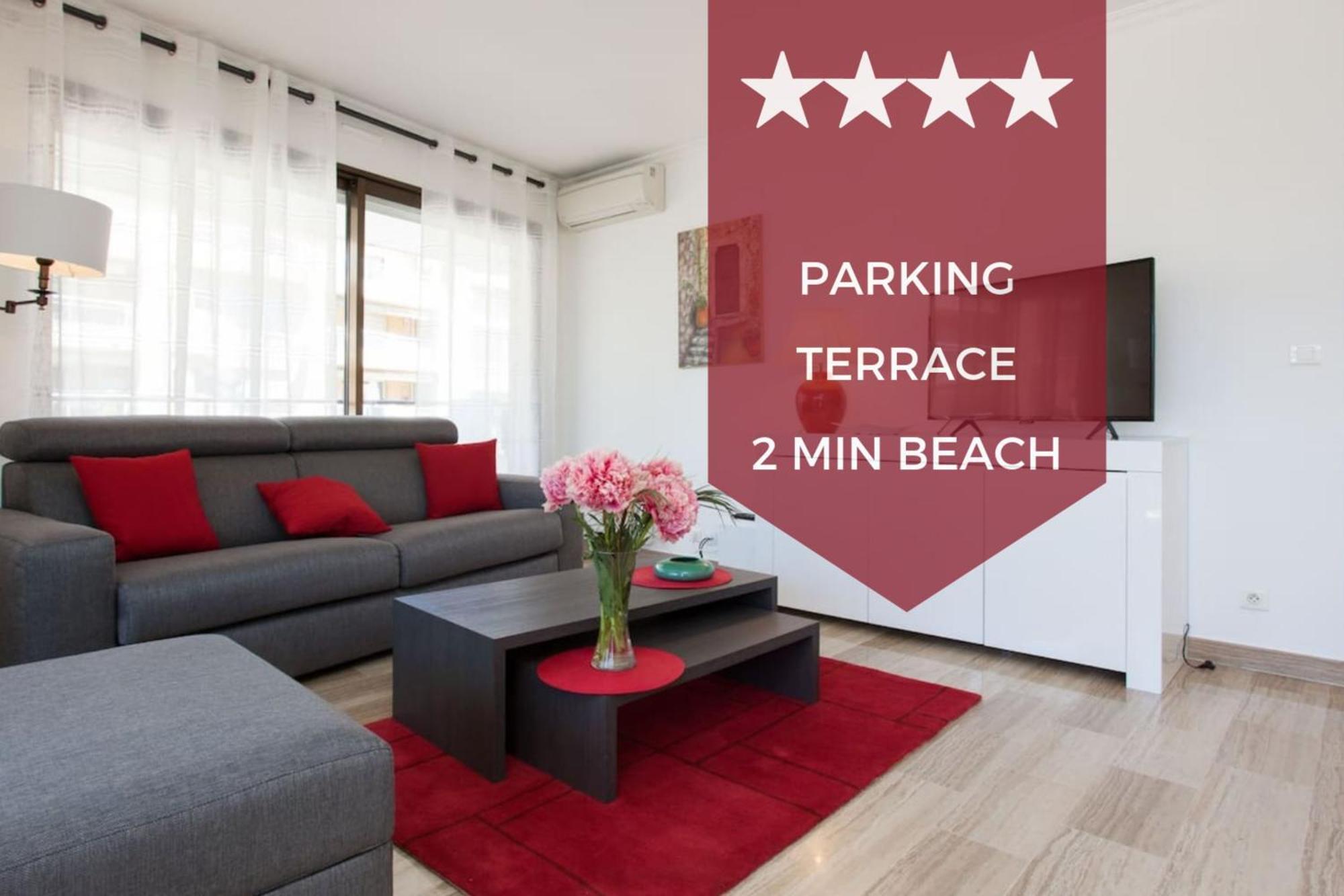 3-Room Apartment With Terrace In Palm Beach Cannes Eksteriør billede